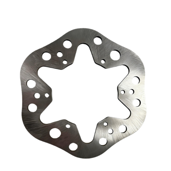 Luma Auto Parts 235mm Vented Brake Rotor with Six-Point Star Cutout for Go-Kart and Micro Sprint Use