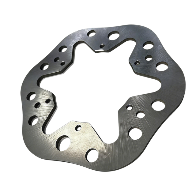 Luma Auto Parts 235mm Vented Brake Rotor with Six-Point Star Cutout for Go-Kart and Micro Sprint Use - Image 2