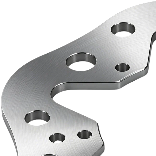 Luma Auto Parts 235mm Vented Brake Rotor with Six-Point Star Cutout for Go-Kart and Micro Sprint Use - Image 4