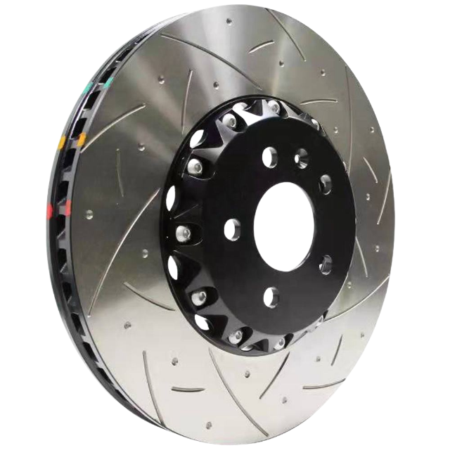 Luma Auto Parts Pair of Cast Iron Front Brake Rotors 390x36mm, Drilled Wave-Edge Discs
